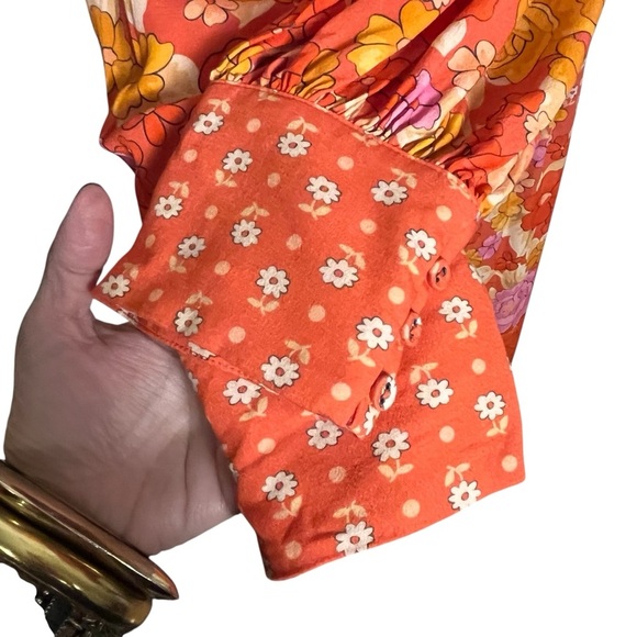 Spell Yellow Rose Maxi Dress in Desert Rose Boho — Size Large - Picture 10 of 15